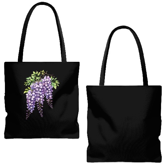 Lilac Tote Bags (AOP)