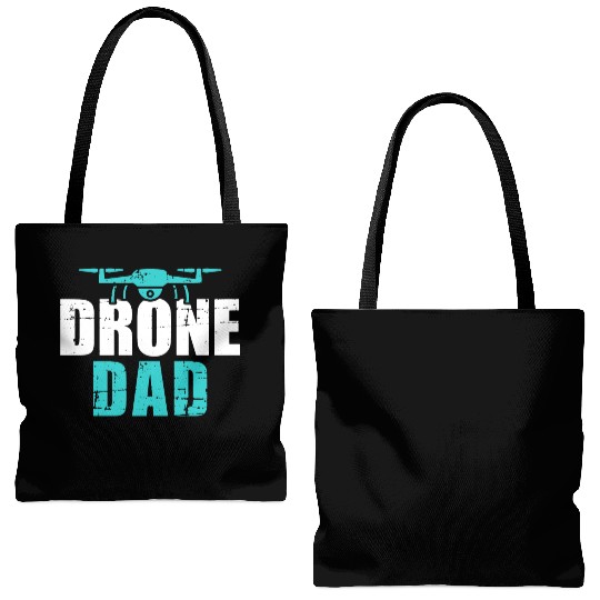 Drone dad Tote Bags (AOP)