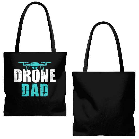 Drone dad Tote Bags (AOP)