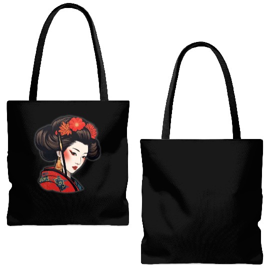 Beautiful Girl from Japan Tote Bags (AOP)