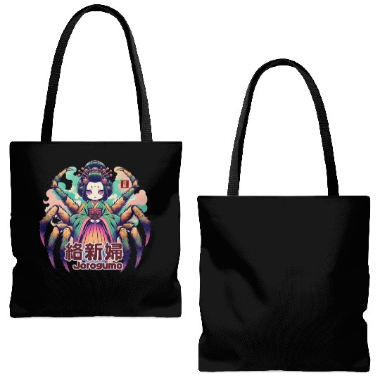 Jorogumo: Japanese Spider Devil Tote Bags (AOP)
