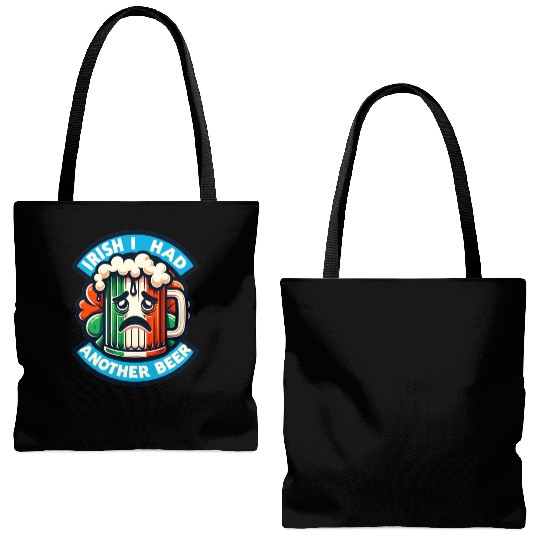 Irish I Had Another Beer Tote Bags (AOP)