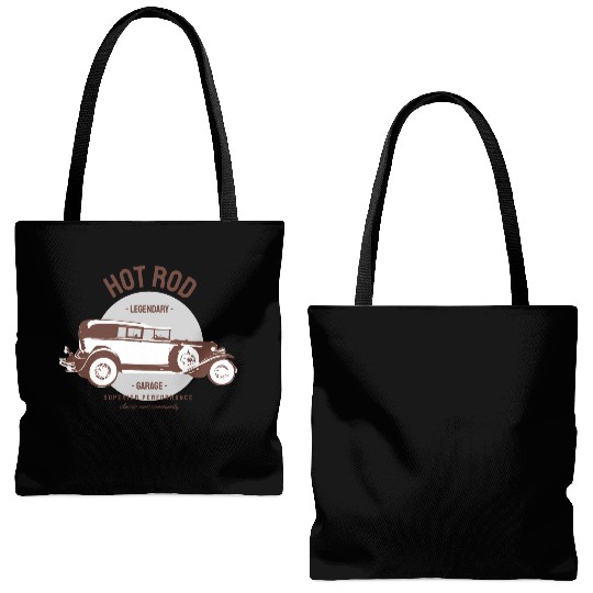 Hot rod legendary, classic car Tote Bags (AOP)