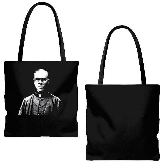 Saint Maximilian Maria Kolbe Tote Bags (AOP)