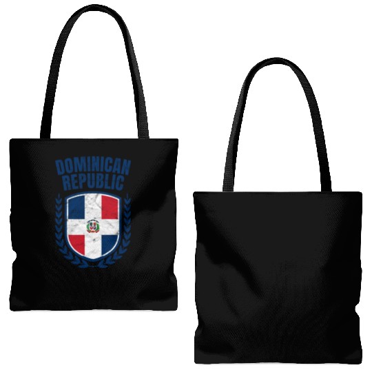 Dominican Republic Tote Bags (AOP)