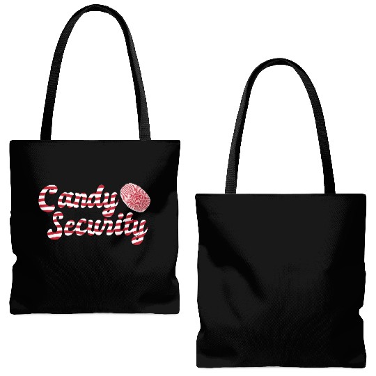 Candy Security Mom Dad Matching Birthday Costume Tote Bags (AOP)