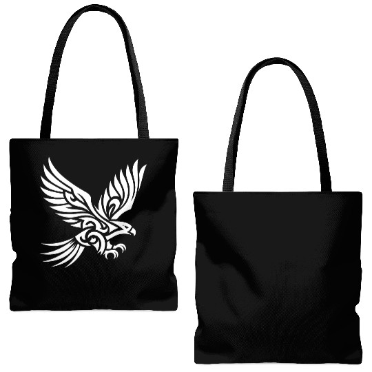 Elegant, Beautiful Eagle On Mighty Wings Tote Bags (AOP)