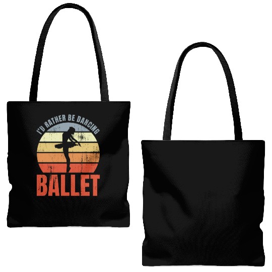 Dancing Ballet Tote Bags (AOP)