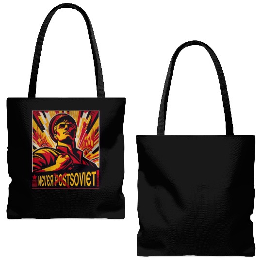 Never postsoviet never Soviet Tote Bags (AOP)