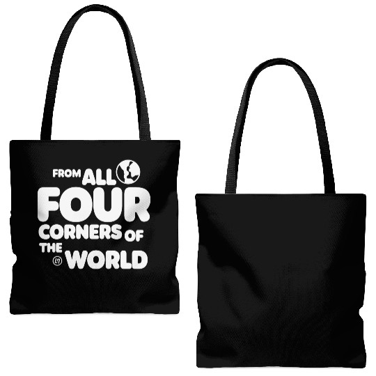 Lando Norris Merch Worldwide Globe Tote Bags (AOP)