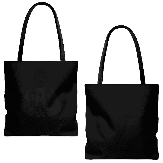 Charles Bronson Priest Tote Bags (AOP) - Vintage Hollywood