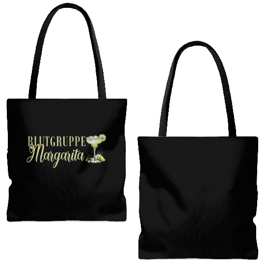 Blutgruppe Margarita Tequila Stag Party Tote Bags (AOP)
