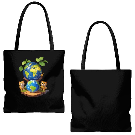 Earth Day Tote Bags (AOP)