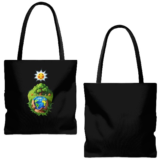 Every Day is Earth day Tote Bags (AOP)