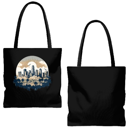 Los Angeles - City of Angels Tote Bags (AOP)