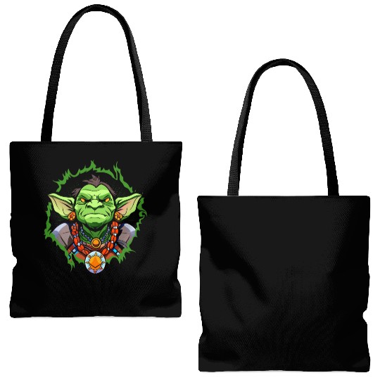 Green Goblin Tote Bags (AOP)