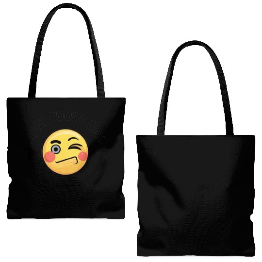 April Fools' Day: Where Sarcasm Reigns Supreme  D83D DE0F Tote Bags (AOP)