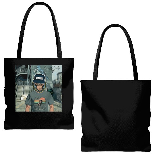 Gangsta Gorilla-Silverback Swanson Gorilla Wear Tote Bags (AOP)