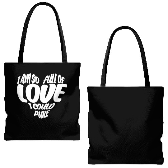 Valentine's Day Girlfriend Heart Tote Bags (AOP)