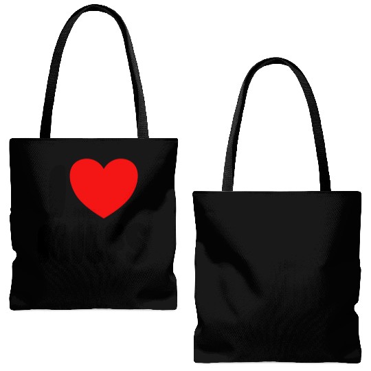 I Love MILFS Red Heart Love Hot Moms I Love MILFS Tote Bags (AOP)