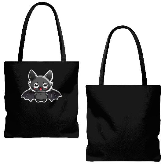 Fat Bat Tote Bags (AOP)