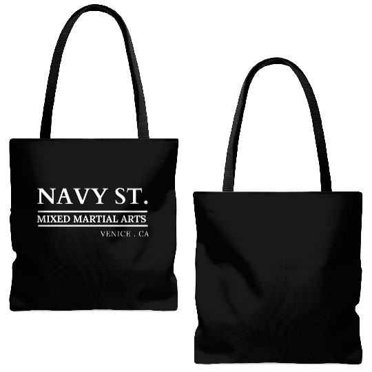 NAVY ST Tote Bags (AOP)