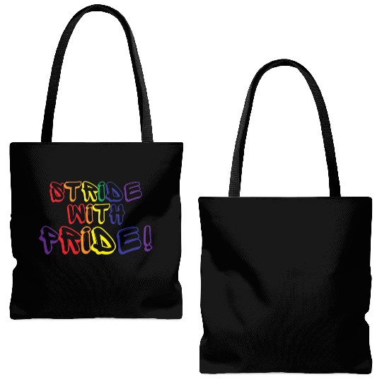 Stride With Pride - Graffiti Tote Bags (AOP)