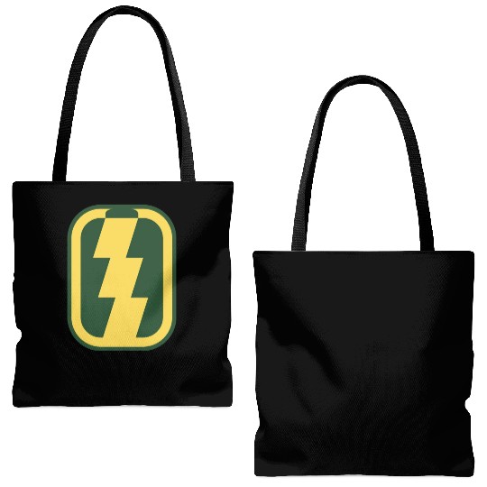strong battery icon a green natural power source Tote Bags (AOP)
