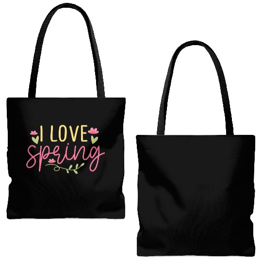 I love spring Tote Bags (AOP)