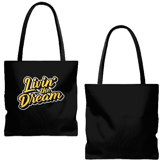 Livin' the Dream Tote Bags (AOP)