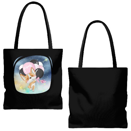 Fox Flying To Space Using Balloon Tote Bags (AOP)