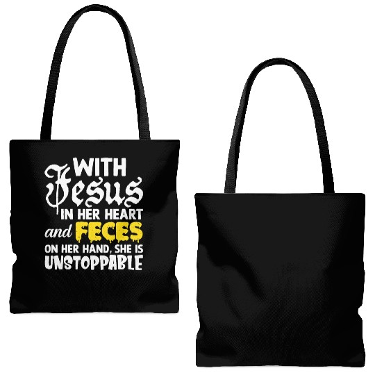 Cringe Jesus Meme Oddly Specific Stupid Funny Tote Bags (AOP)