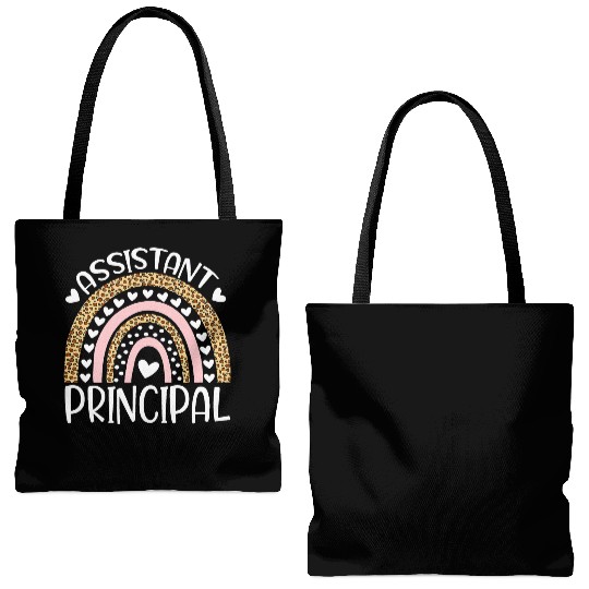 Assistant Principal Back To School First Day Tote Bags (AOP)