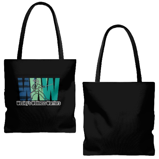 Wesley's Wellness Warriors - First Steps Fundraise Tote Bags (AOP)
