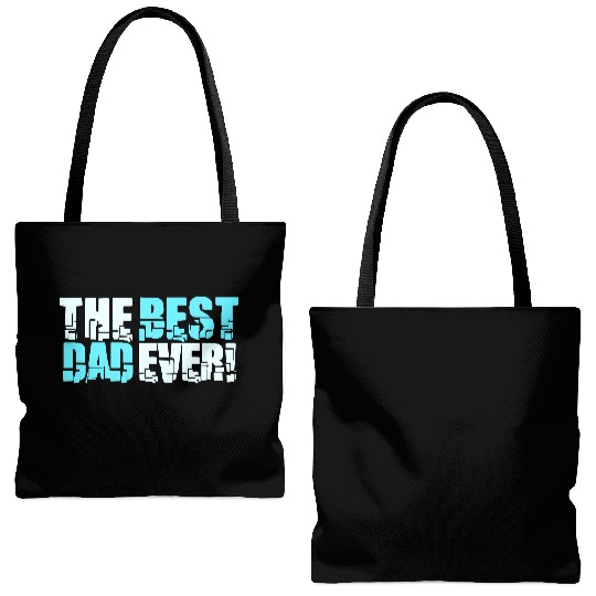The Best Dad Ever Coolest Daddy in the World Love Tote Bags (AOP)
