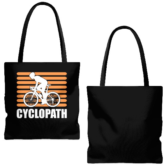 Cyclopath Biker Tote Bags (AOP)