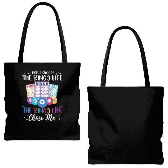 Bingo Life Bingo Player Tote Bags (AOP)
