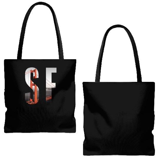San Francisco CA Tote Bags (AOP)