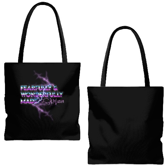 Fearfully & Wonderfully Made Tote Bags (AOP)