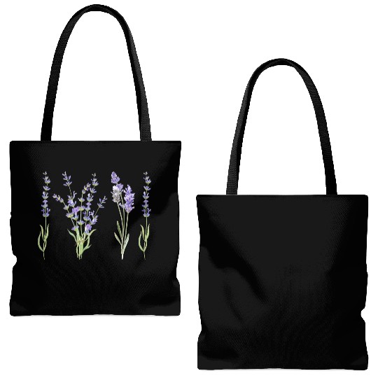 lilac beauty Tote Bags (AOP)