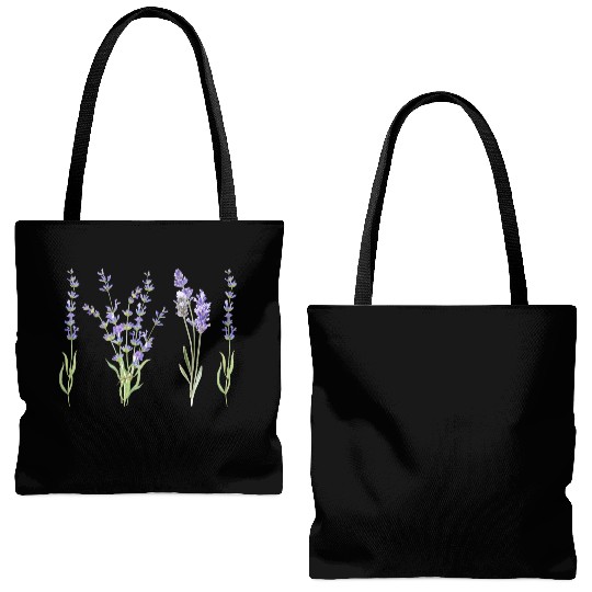 lilac beauty Tote Bags (AOP)