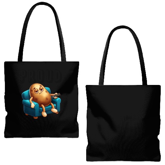 Couch Potato Tote Bags (AOP)