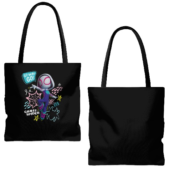 Marvel Spidey And His Amazing Friends Ghost Spider Tote Bags (AOP)