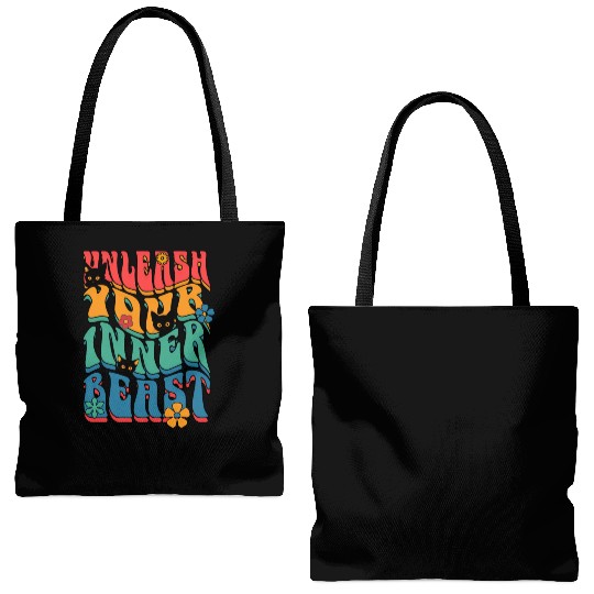unleash your inner beast Tote Bags (AOP)