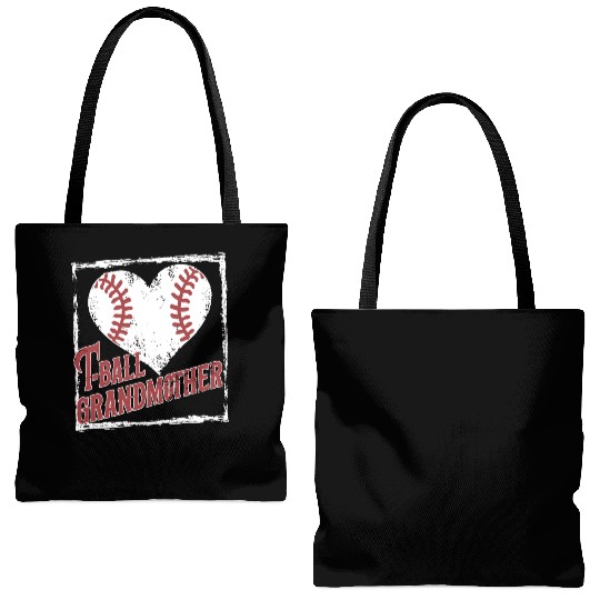 Baseball Grandma Grandmother Grandparents Day Tote Bags (AOP)