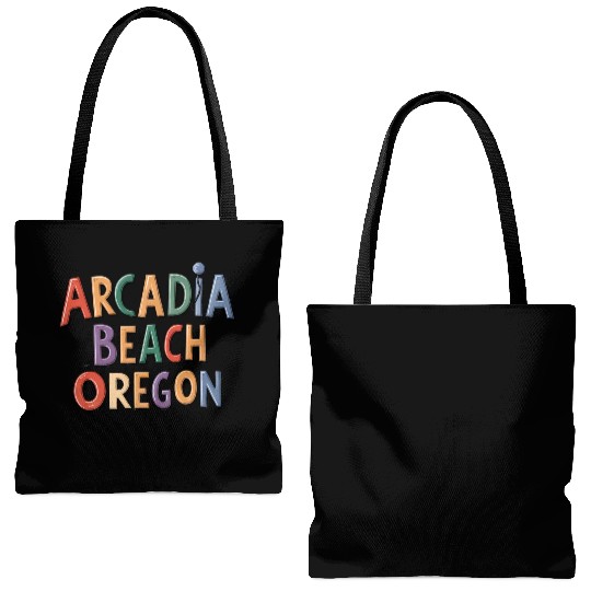 Arcadia Beach Oregon Tote Bags (AOP)