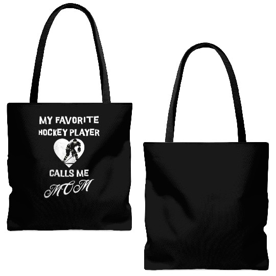 Favorite Hockey Mothers Day Tote Bags (AOP)
