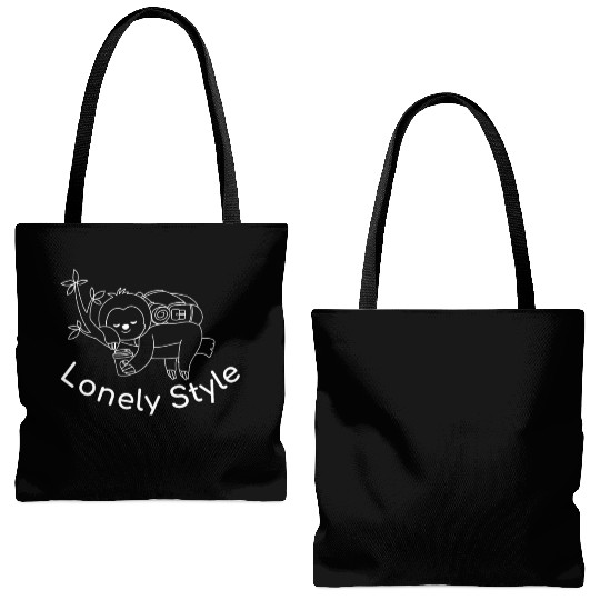 lonely style by naai cheuay white Tote Bags (AOP)