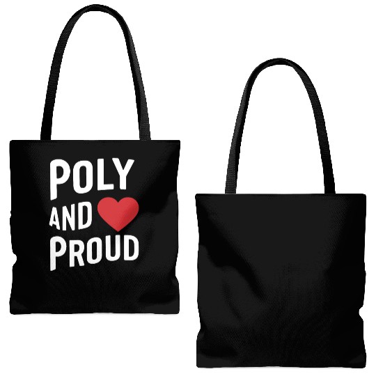 Polyamorous community Polyamorous Parenting Loving Tote Bags (AOP)