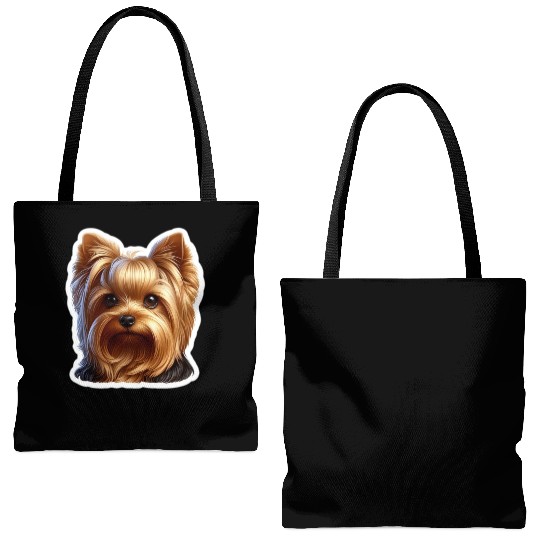 Yorkshire Terrier Tote Bags (AOP)